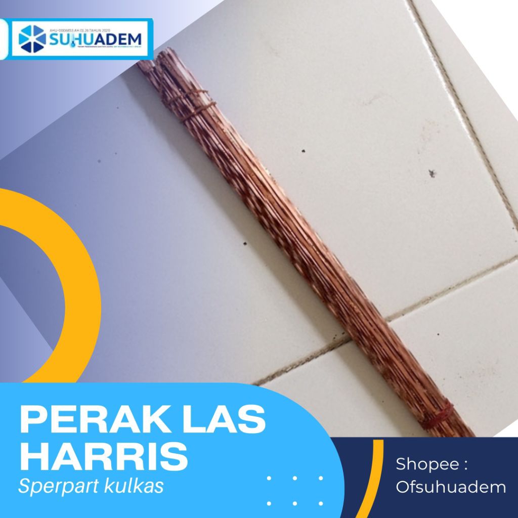 Kawat Las Perak AC dan Kulkas Pipa Tembaga . Welding/Brazing