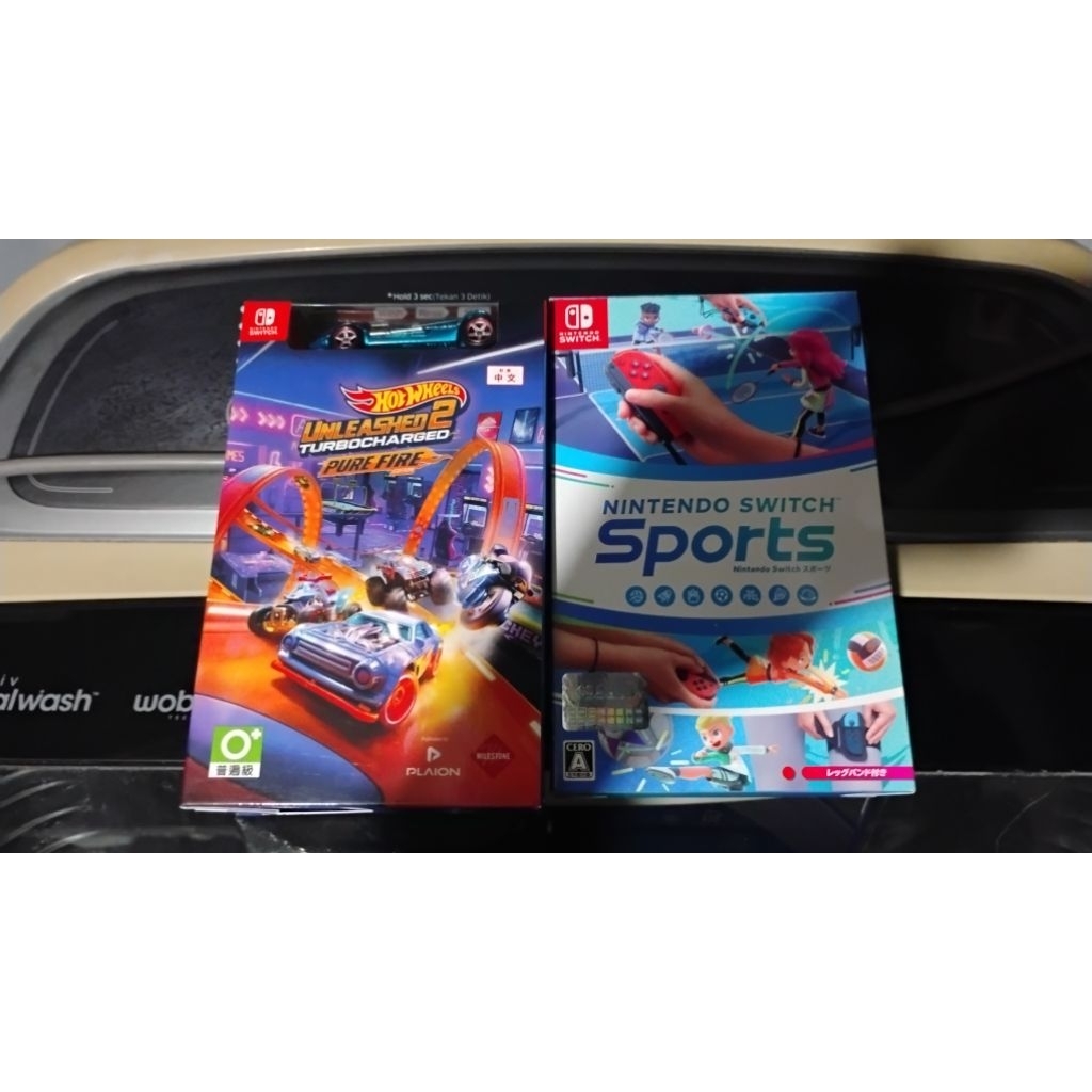 Cartridge Nintendo Switch Bundle Switch Sports + Hotwheels 2