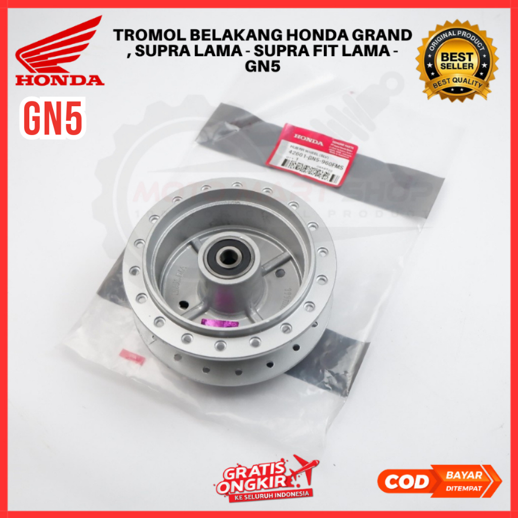 Tromol Belakang Honda Grand Ori / Tromol Supra lama / Tromol Supra FIT lama - 42601-GN5-960