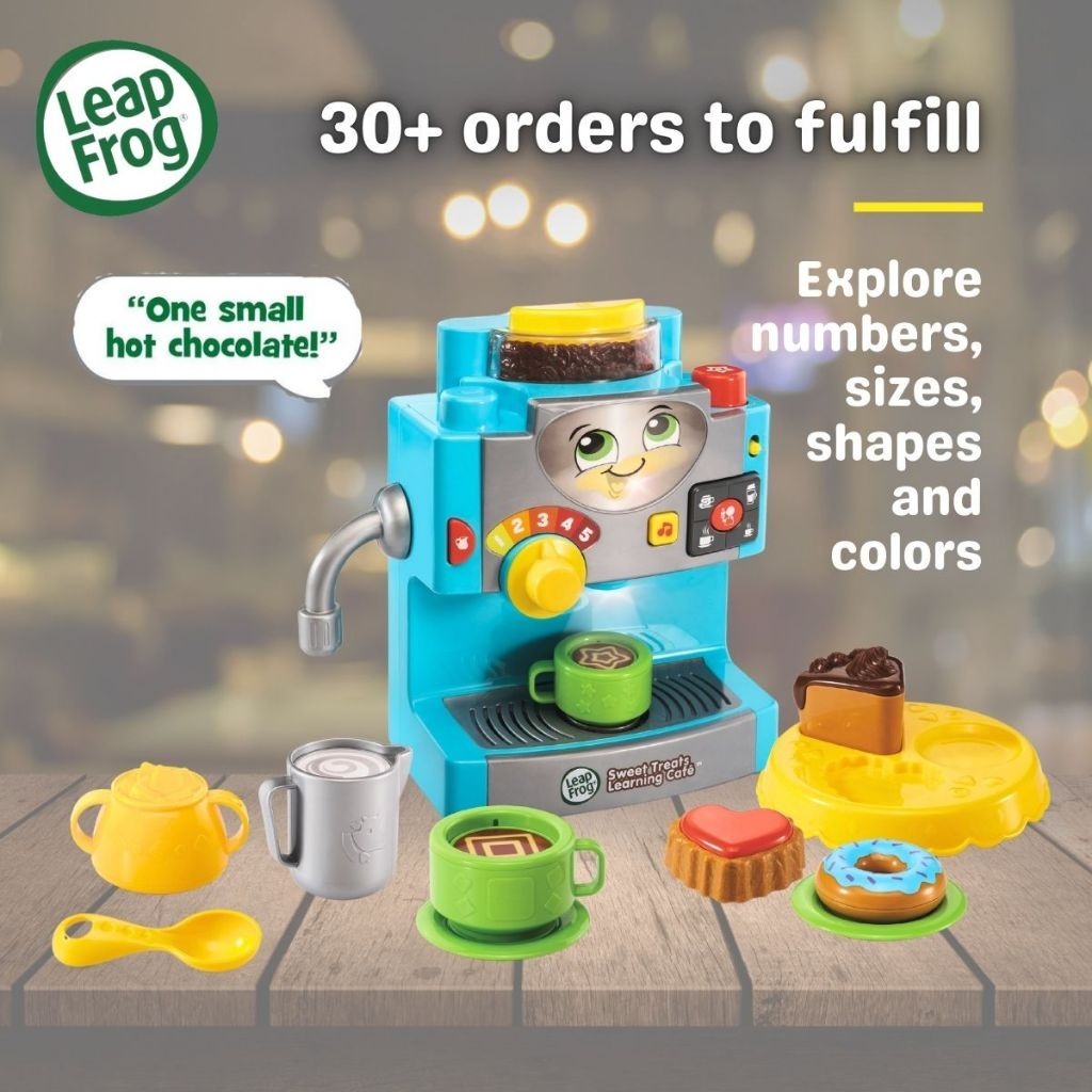 Promo Leapfrog Sweet Treats Learning Cafe Blue Role Playing Toy Set