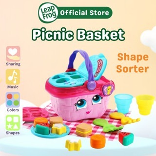 LeapFrog Picnic Basket Learn Shapes & Colors, Manners & Sharing, Shape Sorter Educational Kids Toy