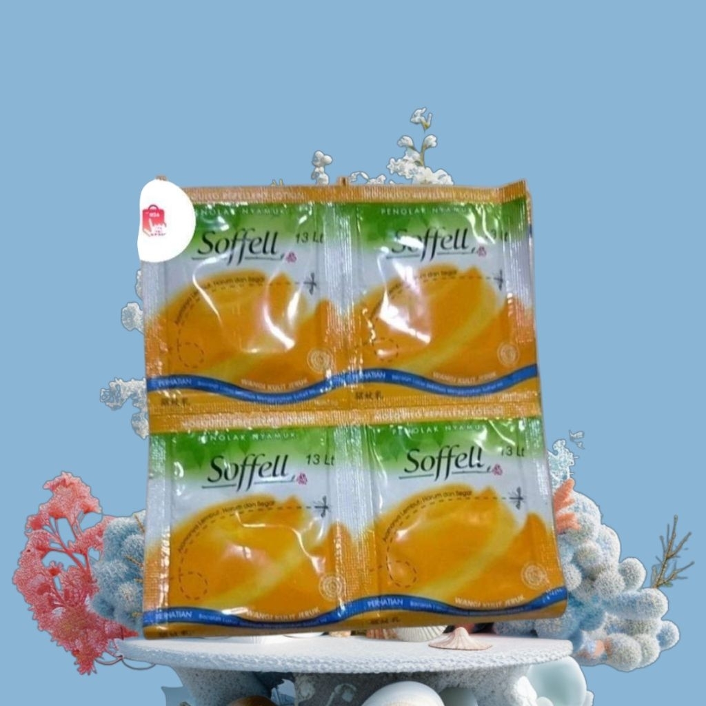 Soffel jeruk soffel anti nyamuk lotion 5 renceng 60 sachet kemasan kecil