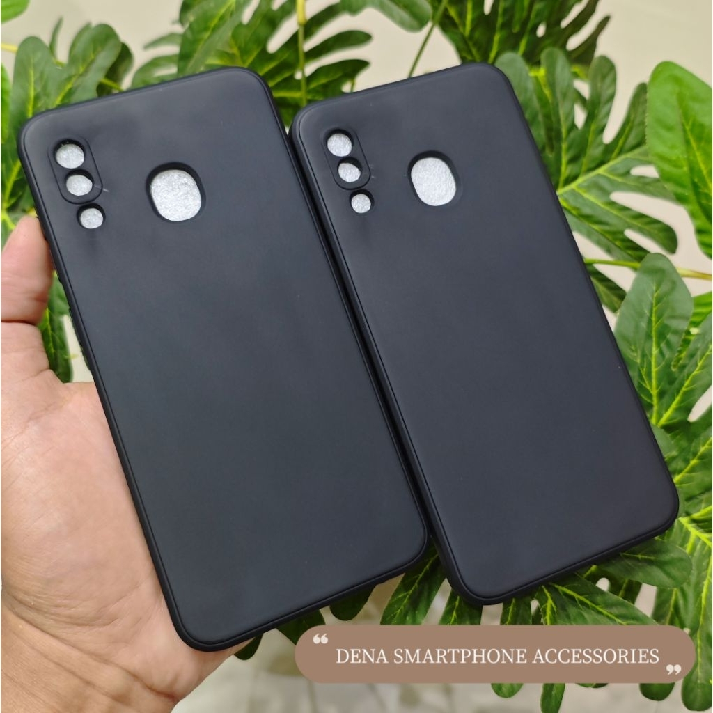Soft Case Samsung A20 SM-A205F SlimMatte Hitam