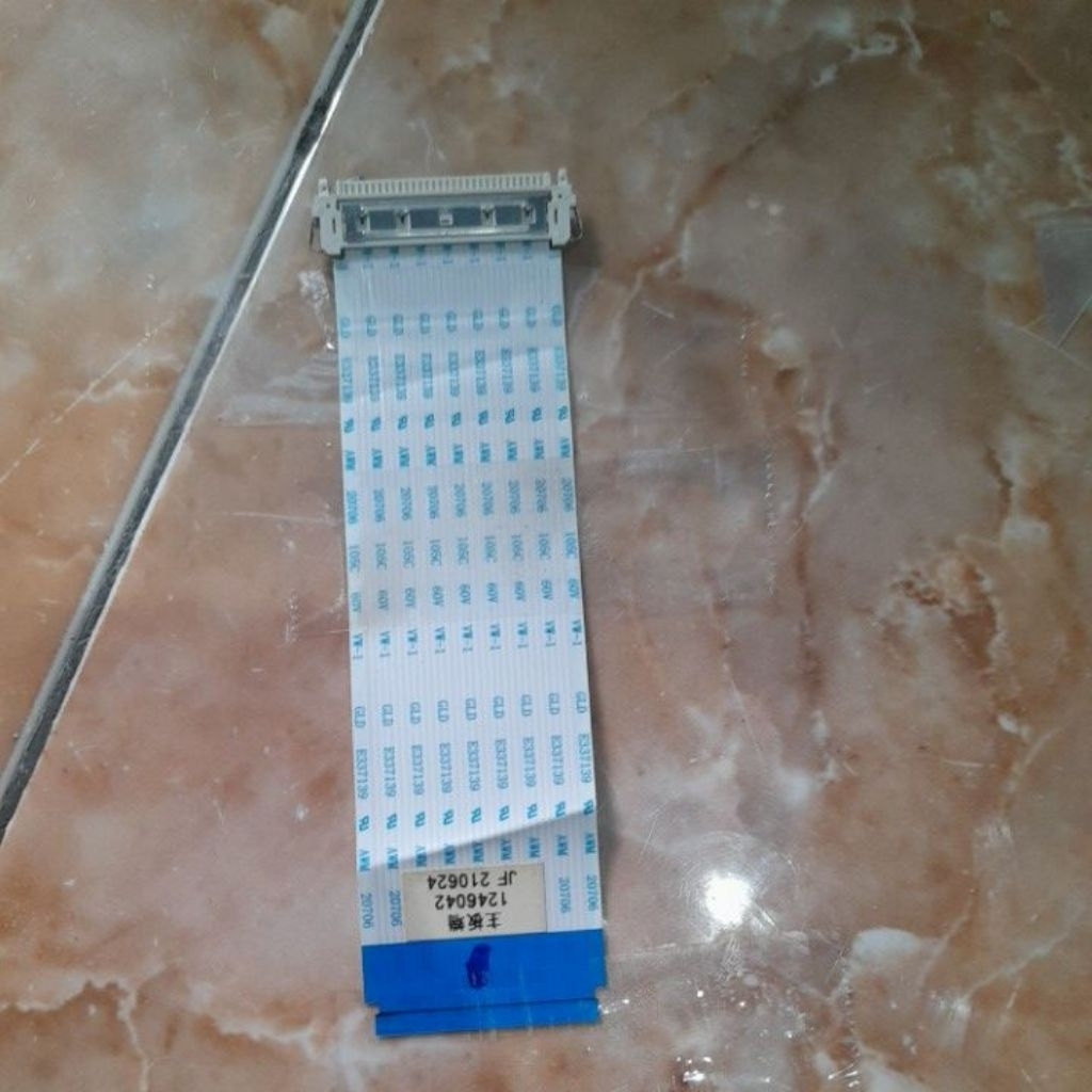 Kabel lvds tv led Toshiba 30 pin bolak balik panjang 12.5 cm