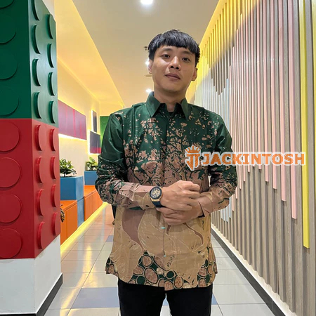 TERBARU! Atasan Batik Couple Pasangan Model Tunik Lengan Panjang Bahan Katun Premium