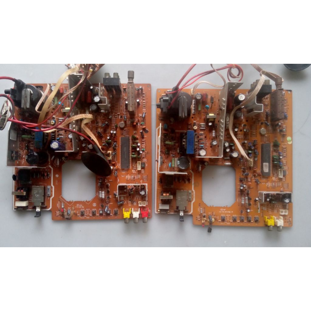 mesin tv VOTRE tabung 14inch,komponen lengkap,cabutan blum test/gambling