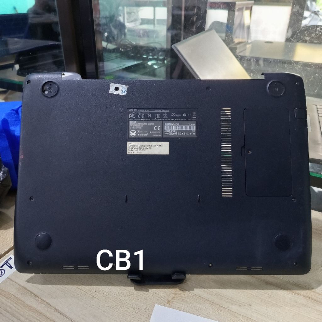 [ HITAM ] Casing Bawah Asus A456U X456U Normal Tested Seken Original [ bottomcase cover bottom case 