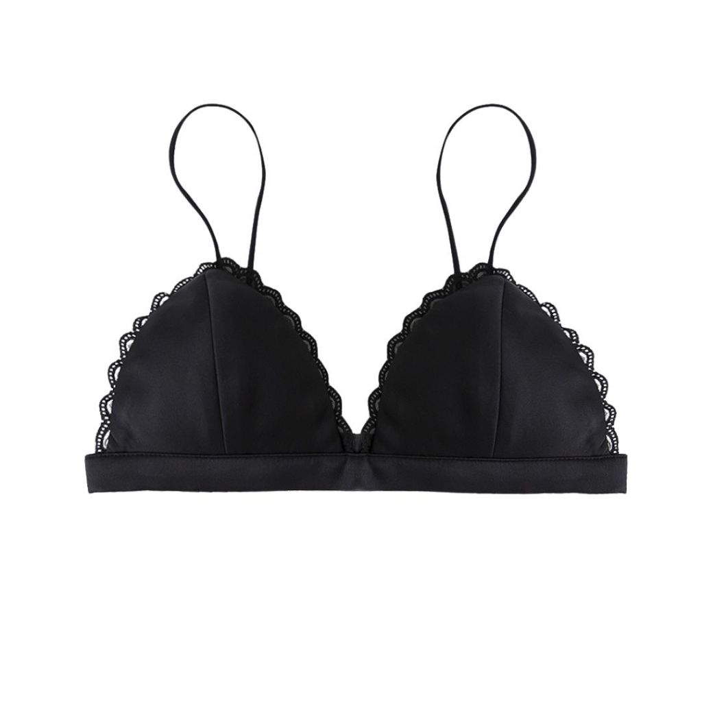 NIFTY.CO BH Bra V Push Up Seksi Bikini Wanita Bralette Sexy Bahan Satin Licin