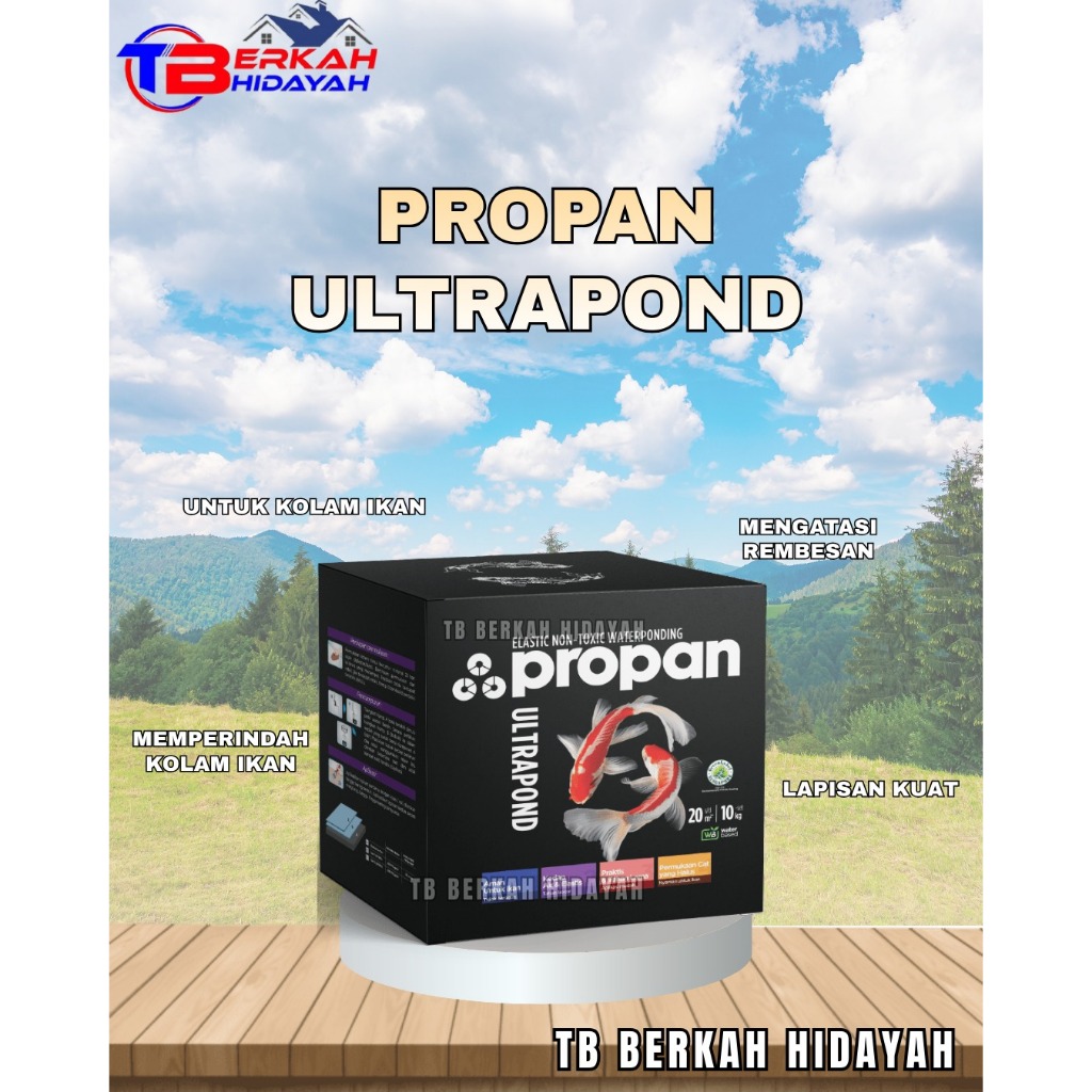 PROPAN CAT KOLAM IKAN ULTRAPOND ( 2.5 LITER ) / Propan ULTRAPOND Cat Kolam Ikan 2,5 Kg