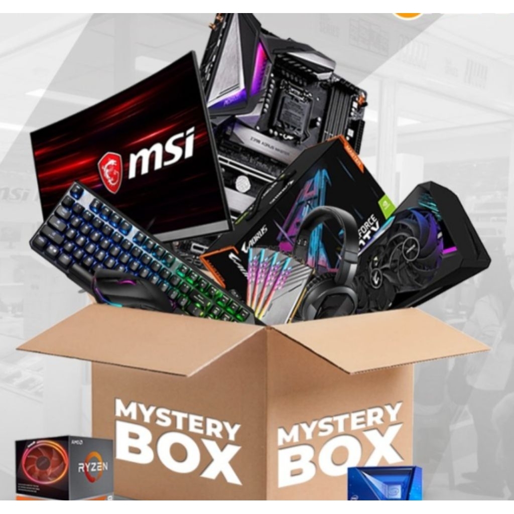 misteri box aksesoris atk sekolah handphone charger headset