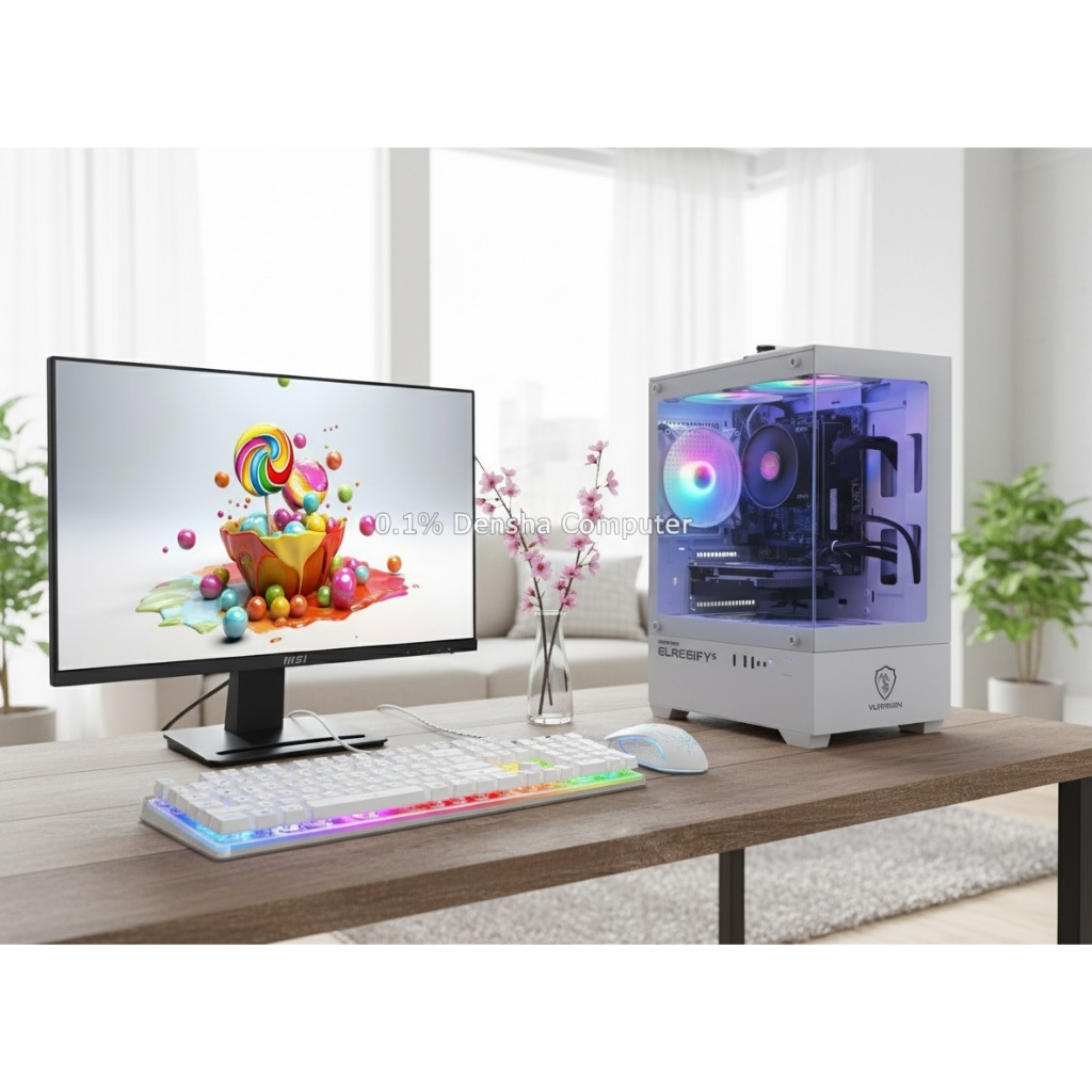 PC Gaming Fullset Ryzen 5 5600GT - Ram 32Gb - SSD 512GB - Monitor Xiaomi G27i