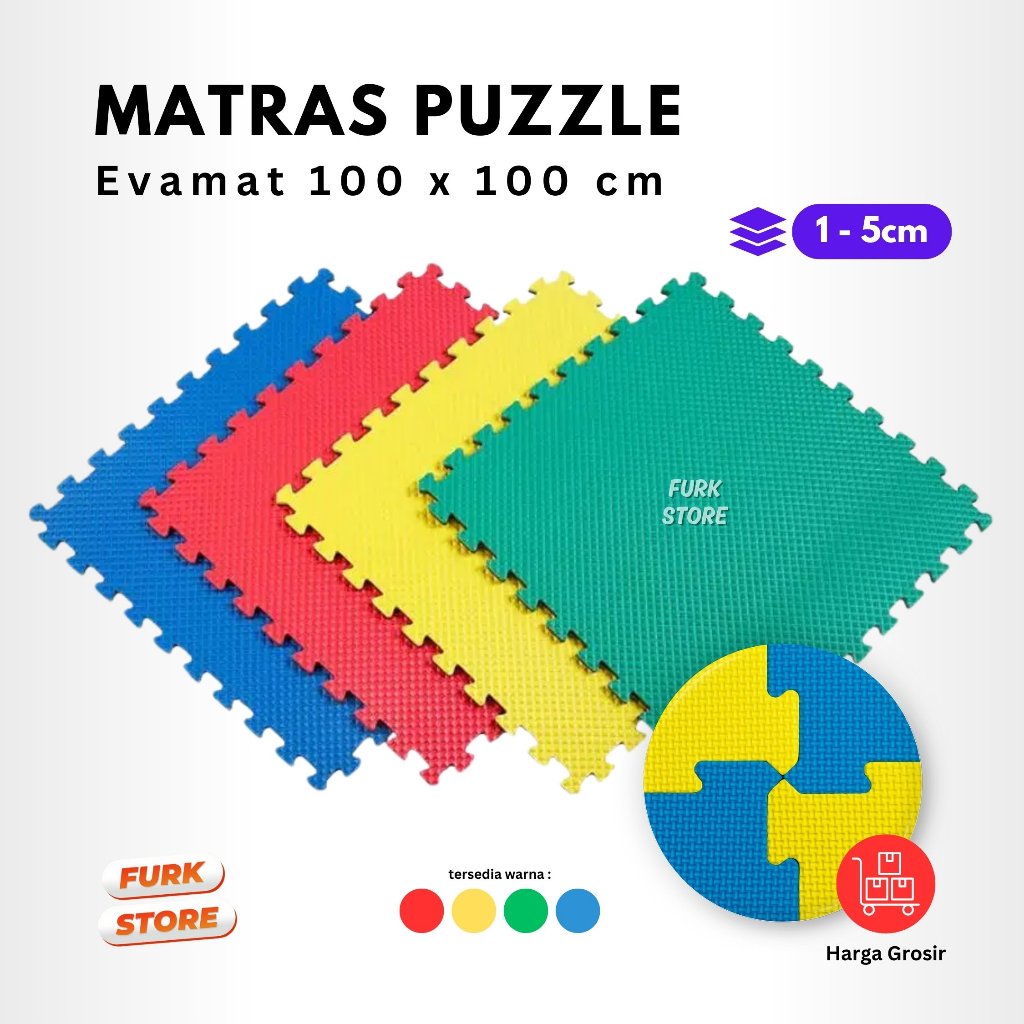 Matras Puzzle EVA05 – Matras Evamat | Matras Puzzle Tebal | Matras Olahraga Tebal