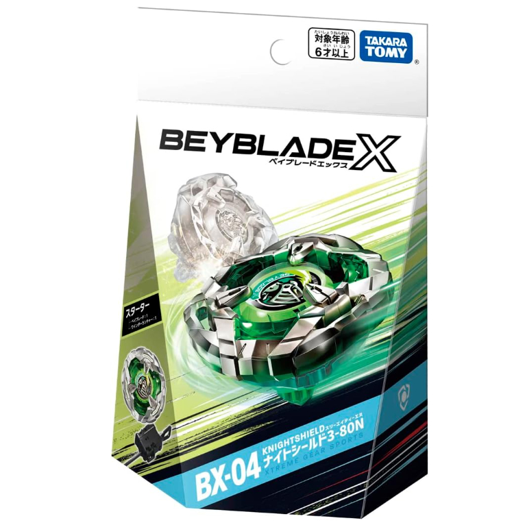(TAKARA TOMY) Beyblade X Beyblade X BX-04 Starter Night Shield 3-80N