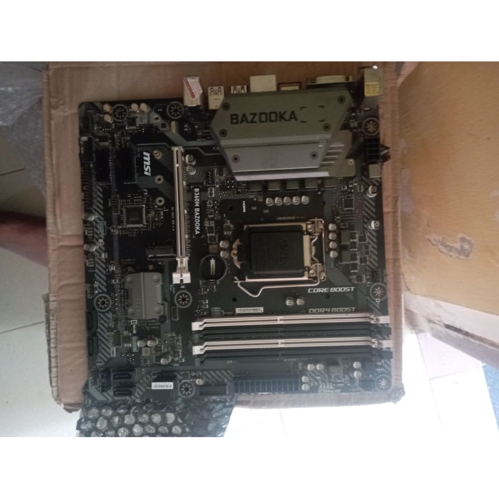 motherboard msi b360m bazooka gen8/9