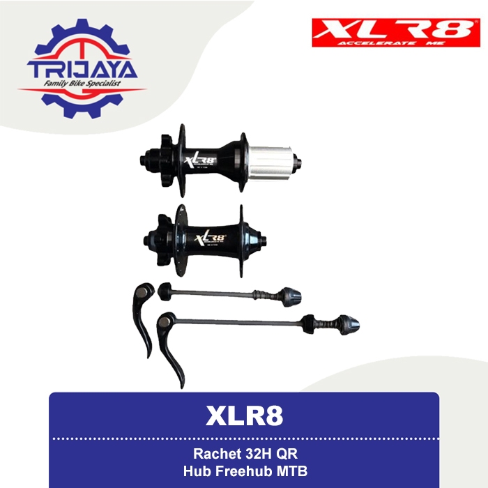 XLR8 Hub Freehub Rachet 32 H QR - Hub Freehub Sepeda MTB | As Sepeda | freehub belakang