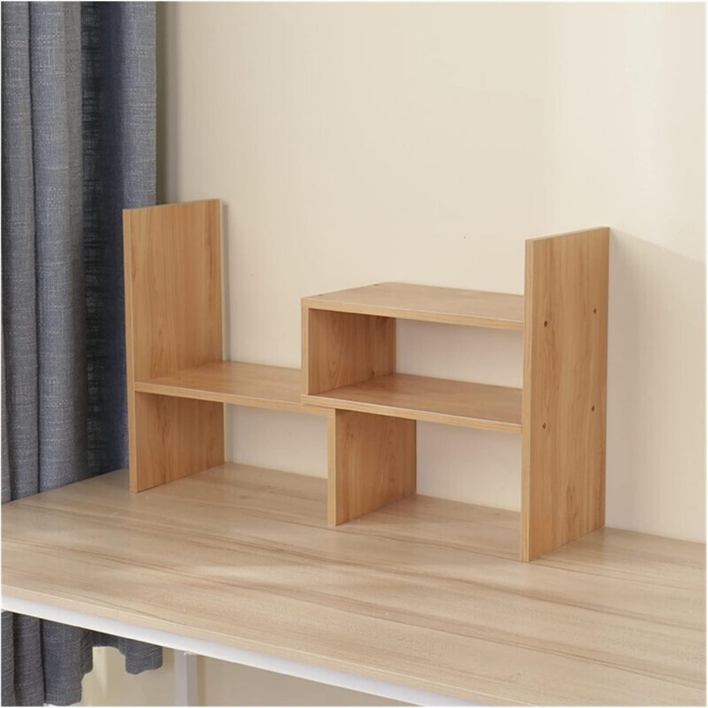 Rak Kayu Pinus Rak Buku Meja Belajar Meja Kantor Aesthetic Serbaguna