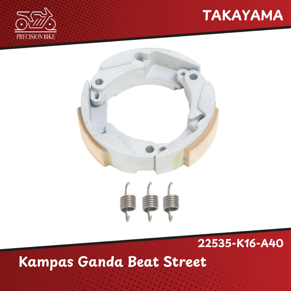 Takayama Kampas Ganda Otomatis K16 Beat Street / Scoopy ESP 2016-2019