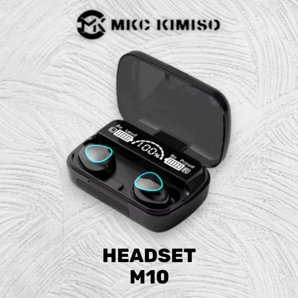 Headset Gaming TWS M10 Bluetooth 5.3 Full Bass