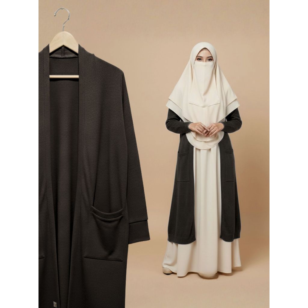 CARDIGAN WANITA MUSLIMAH SYAR'I - OUTER ALL COLOR
