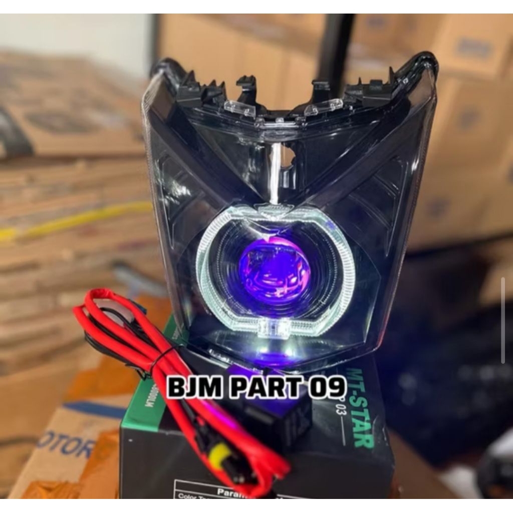 Lampu Depan Biled Ala Ala 4,5 Inci Beat Fi 2012 - 2015 Set Relay