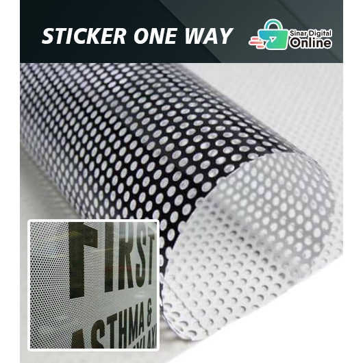 Cetak Sticker Khusus Kaca | One Way Vision