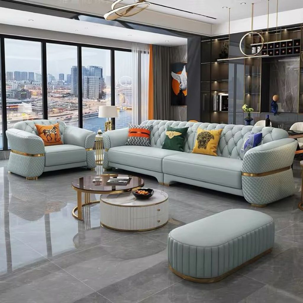 Sofa ruang tamu fullset | sofa modern elegan dan mewah | sofa custom