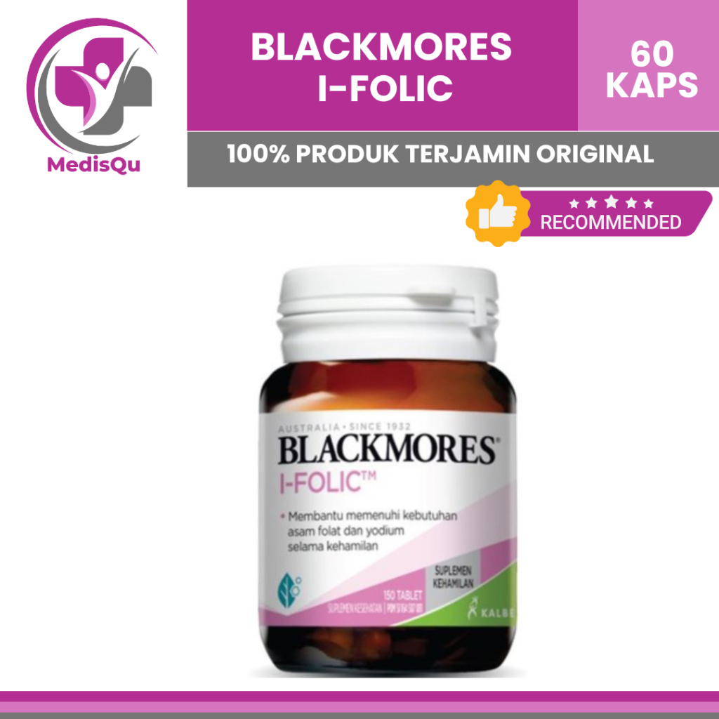 BLACKMORES I-FOLIC | Asam Folat | Suplement Ibu Hamil dan Promil