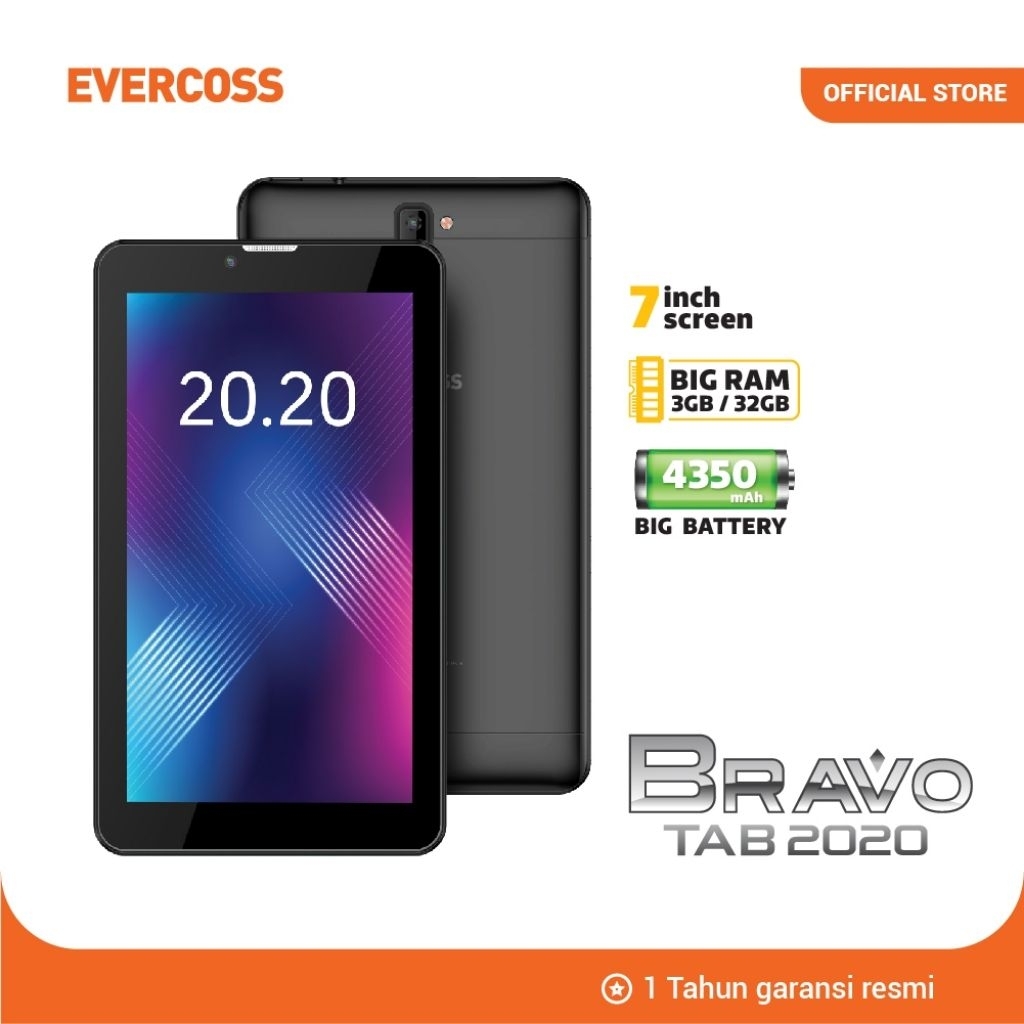 Bravo Tab 3GB/32GB Garansi Resmi