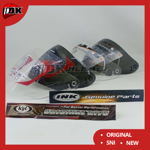 Kaca Helm Visor INK dan KYT ORIGINAL untuk INK Centro KYT DJ Maru Galaxy DJ Maxi Clear dan Dark Smok