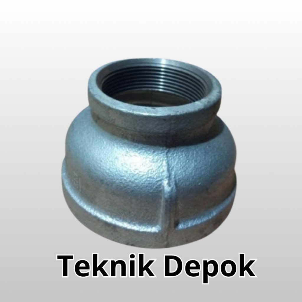 Flok Sok Besi 3 x 2 Inch Reducing Socket Reducer Vlok Plok Soket Sock Sambungan Penyambung Fitting P