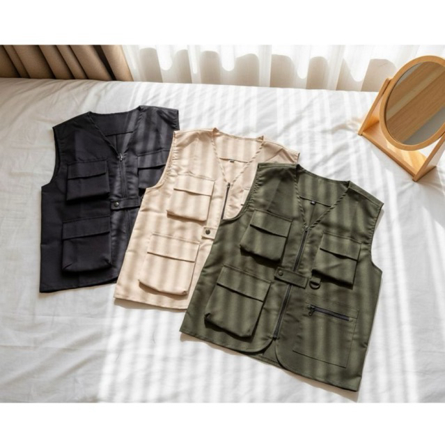 Rompi Vest Cargo Hiking Premium Dewasa Laki-Laki Perempuan