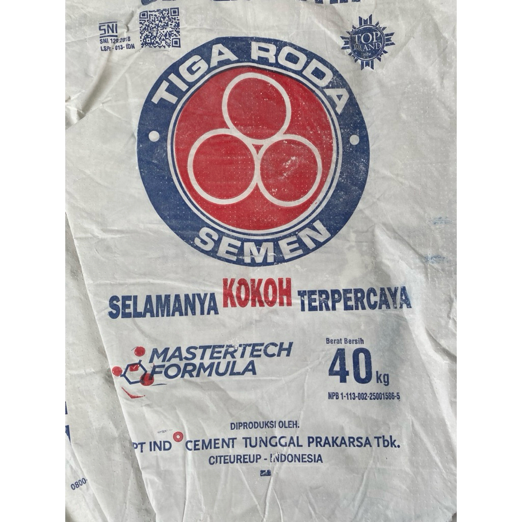 Semen Putih 3 roda kemasan ekonomis