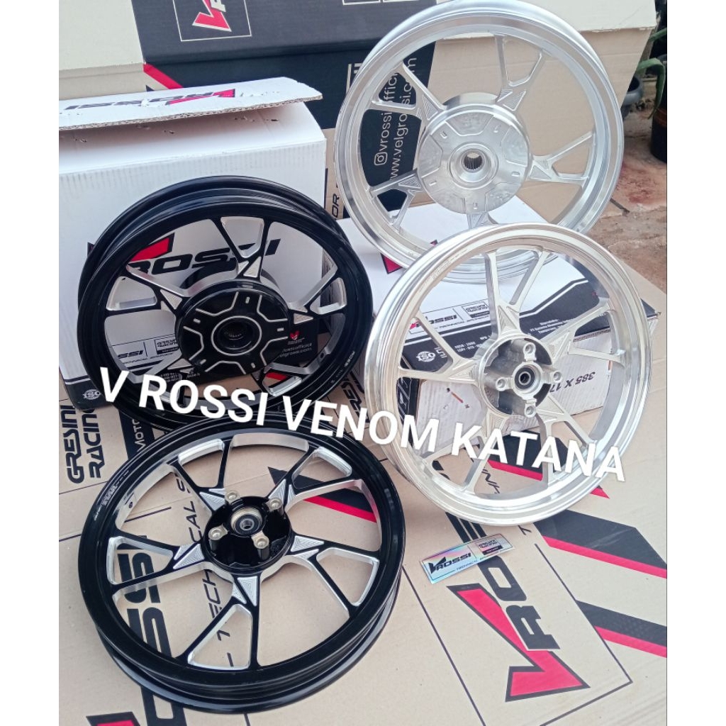 VELG/PELAK RACING V ROSSI VENOM KATANA VARIO 125/150 BEAT FI SCOOPY FI BEAT ESP SCOOPY ESP BEAT DELU