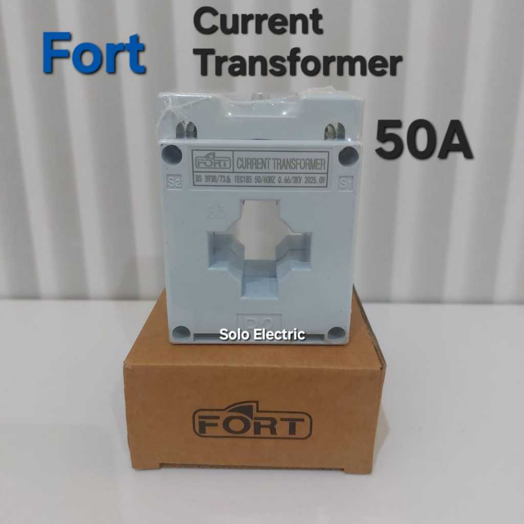 CURRENT TRANSFORMER Fort/ CT PANEL 50 AMPERE / 50A / 50/5A