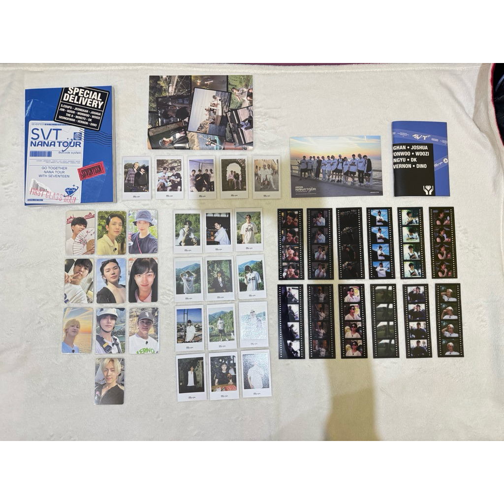 [READY STOCK] SHARING NANA TOUR PC Photocard 4 Cut Film Polaroid Seventeen Official Nana Tour Jeongh