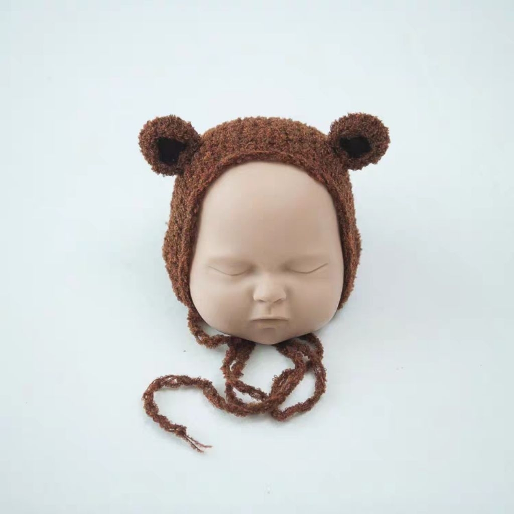 BONET TEDDYBEAR NEWBORN PHOTOSHOOT, BONET BAYI NEWBORN, Set Bonet Newborn photoshoot, Bonet photosho