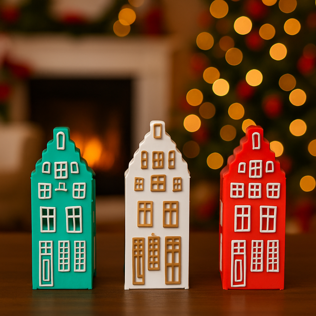 Christmas House Kit Card 3D | Miniatur Rumah Natal | DIY Rakitan & Siap Pakai