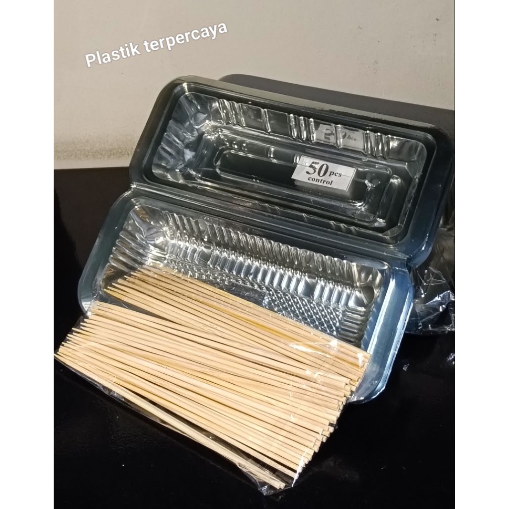 Mika sosis kecil besar+tusuk sate sosis cilok 1 pack isi 50set