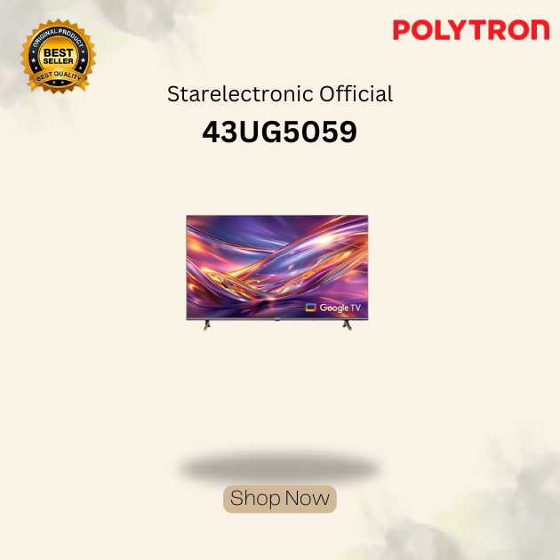 TV LED Polytron 43UG5059 — 43 Inch 4K Ultra HD Smart TV Google TV