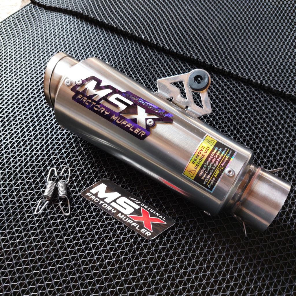 Slincer knalpot original msx inlet 50 jrm D50 knalpot jrm slincer only