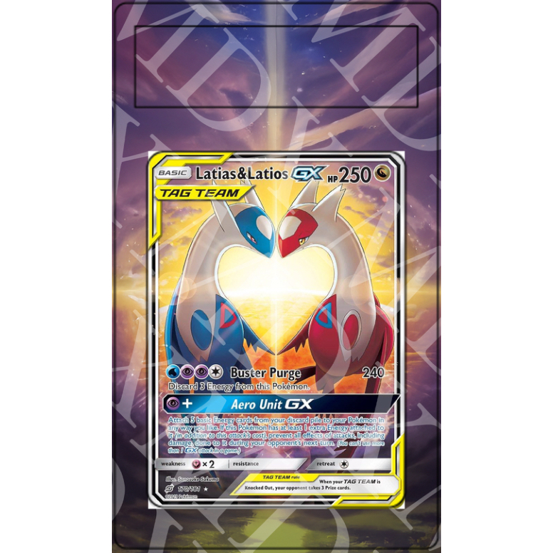 Latias & Latios GX #170 Pokemon Team Up (Extended Art)