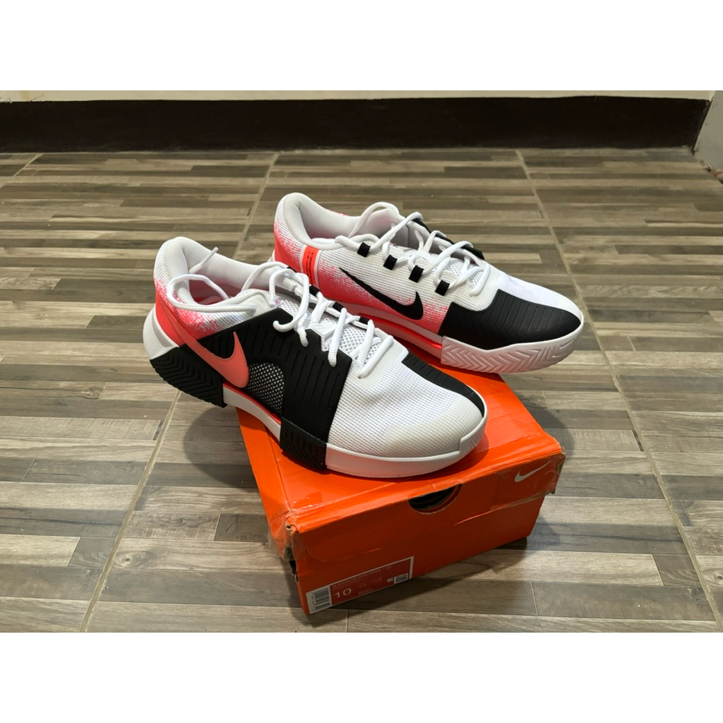 Sepatu Tenis Tennis Nike Court GP Challenge 1 Hot Lava Size 44 Original (Second)