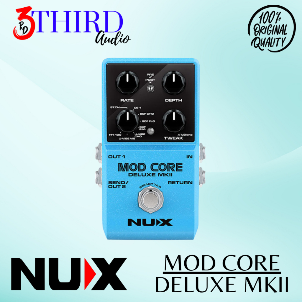 NUX Mod Core Deluxe MKII Modulation Guitar Effect Pedal MK2