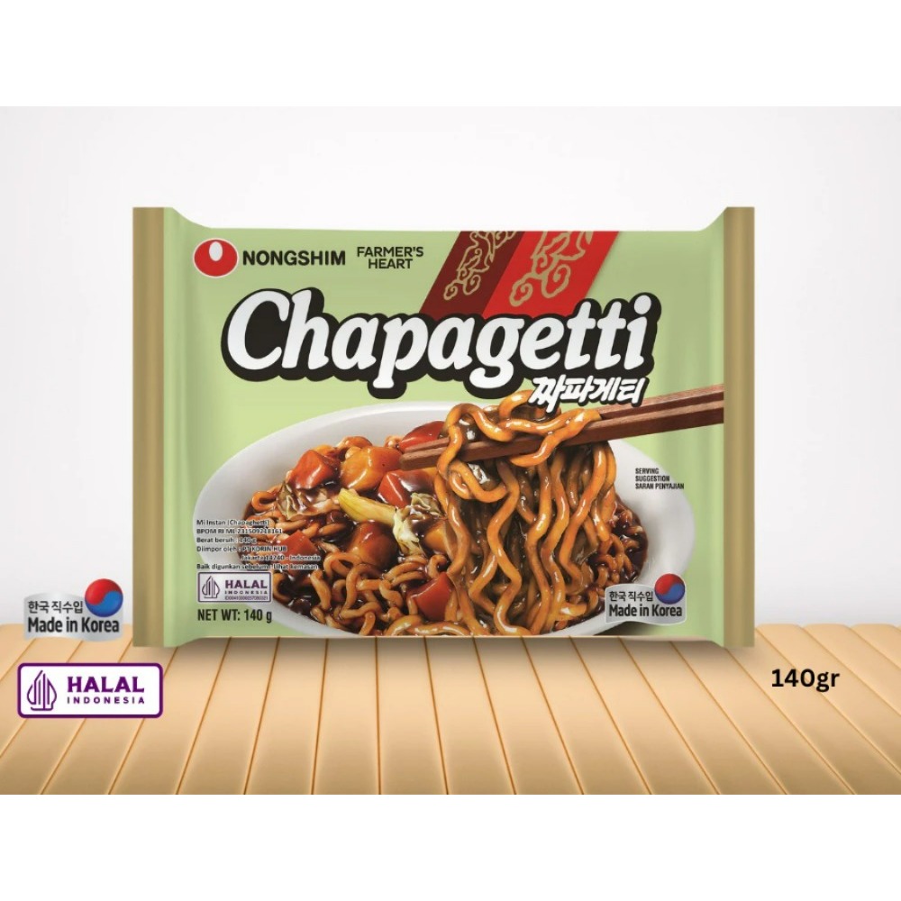 Nongshim Chapagetti Original 140g Made Korea Halal / Festive Frozen Food