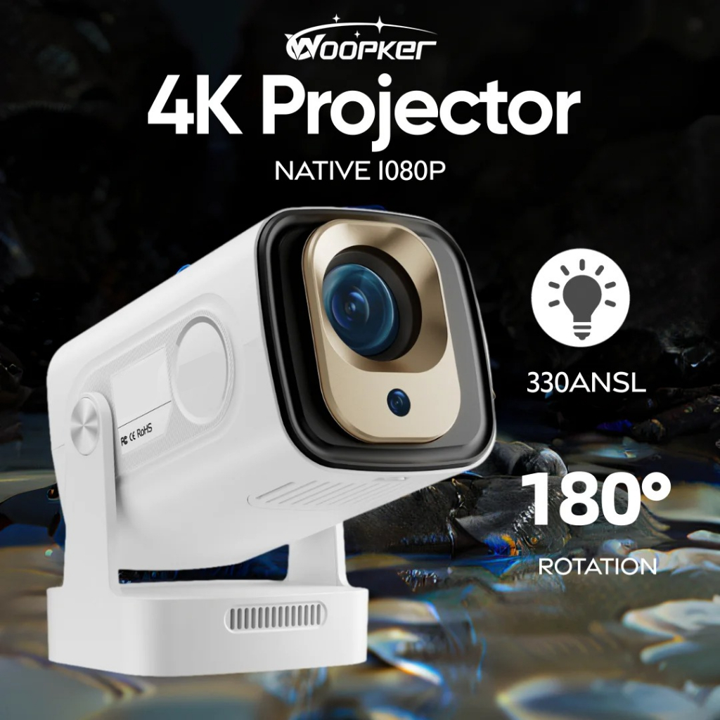 Proyektor Projector Full HD 1080p 5000 Lumen Portable Android LCD HDMI VGA Proyektor Projektor Wifi 