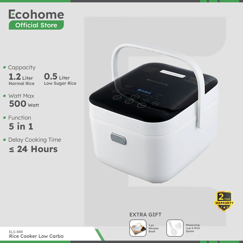 ECOHOME | Low Carbo Rice Cooker | ELS-888 | Multi Cooker