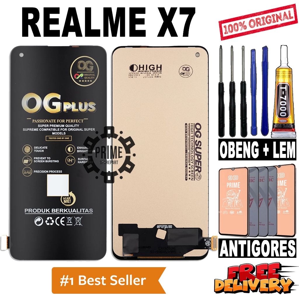 LCD TOUCHSCREEN REALME X7 ORIGINAL OEM LCD FULLSET