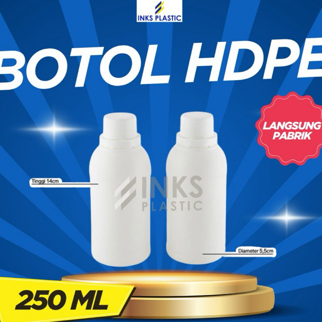 BOTOL AGRO HDPE 250 ML BOTOL LABOR 250ML