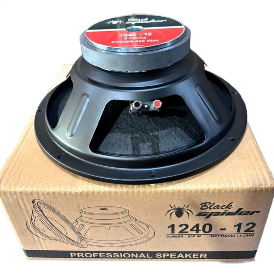 Speaker BLACKSPIDER Type 1240-12 12'' BLACK SPIDER 1240 Original