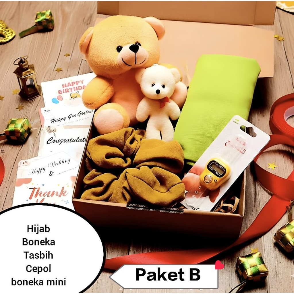 Gift Box Hadiah Wanita Hampers Ulang Tahun Cewek Kado Hijab Muslimah
